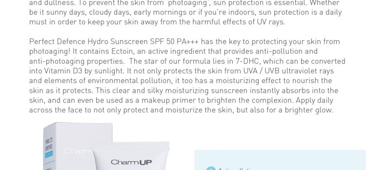 Sunscreen SPF50+